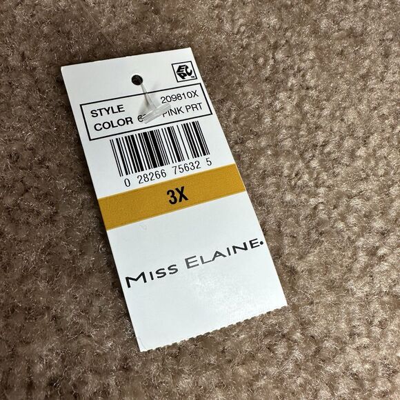 NWT Miss Elaine Women's Floral Nightgown – Size 3X – Cottagecore - Picture 5 of 10